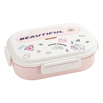 饭盒小学生专用保温食品级316不锈钢儿童可爱女生分格便当餐盘盒