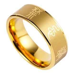 飒雅男士戒指百无禁忌诸事皆宜高级感潮男时尚个性食指钨金指环女