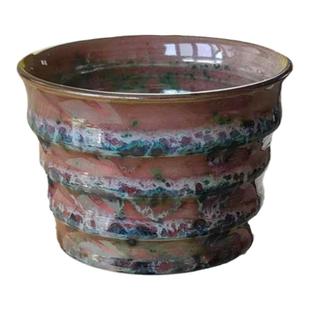 神垕钧瓷茶杯卫寒兵钧窑瓷器炉钧釉窑变铜斑手工旋纹杯喝茶主人杯