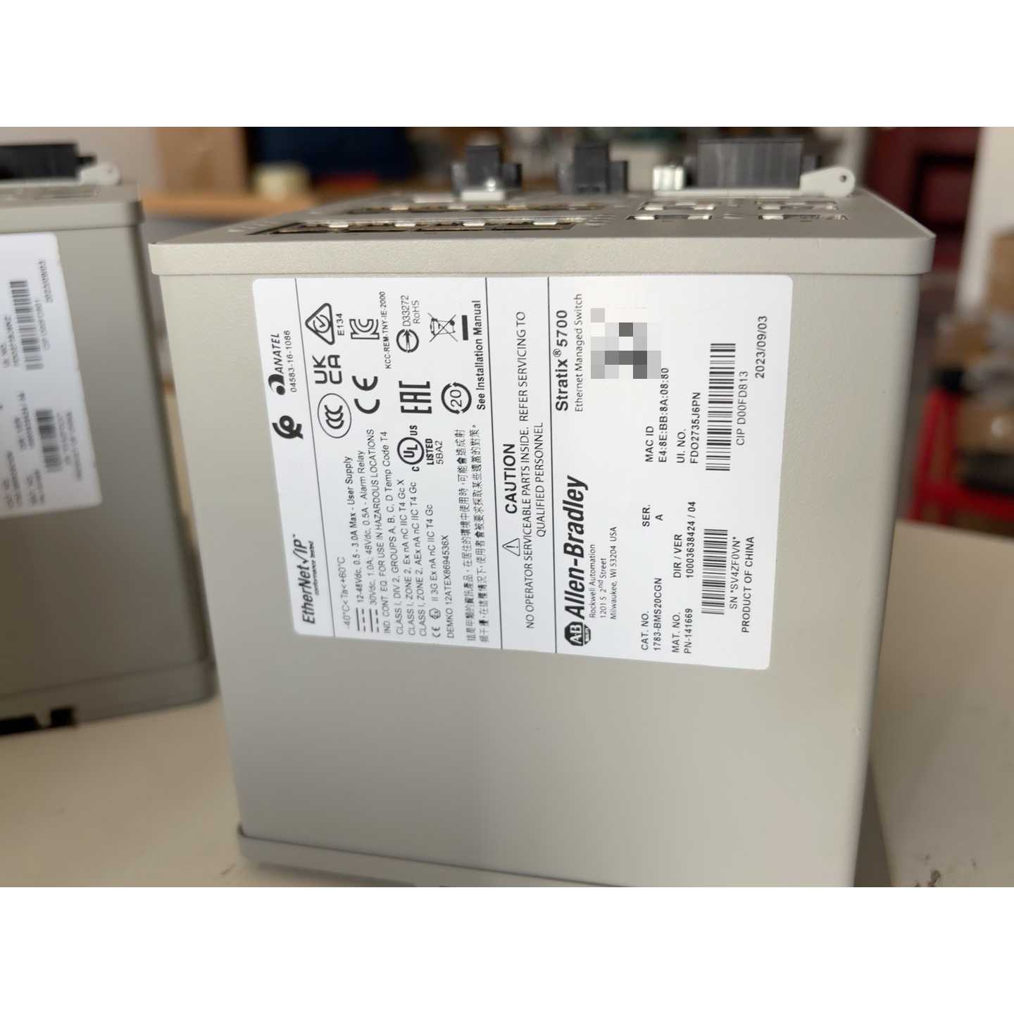 Allen Bradley Stratix 5700交换机