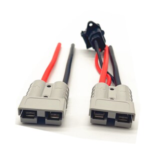 锂电池电动车改装电源充放电一体安德森插头带三竖插座安德森50A