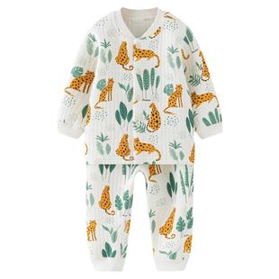 童泰宝宝套装秋冬季保暖婴儿衣服儿童家居服男童上衣裤子女童秋装