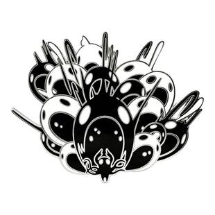 空洞骑士金属徽章 小骑士黑吼仿珐琅书包装饰胸针配件pins