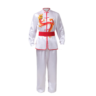 秧歌服男新款套装腰鼓队演出服打鼓服锣鼓表演练功服舞龙舞狮服装