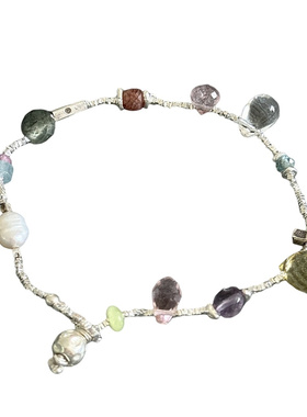 水晶天然珍珠百搭手链