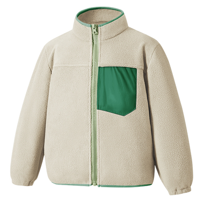 KK树秋冬保暖黑科技摇粒绒抓绒衣