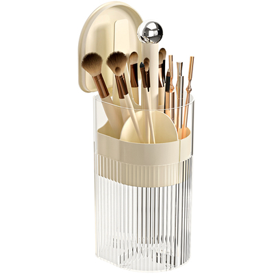 按压化妆刷筒自动升降不卡毛