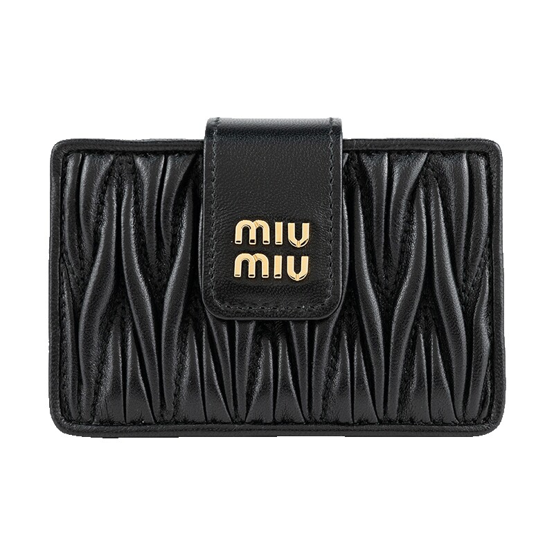 MIUMIU金属字母徽标卡包