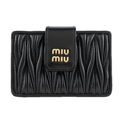 MIUMIU金属字母徽标卡包