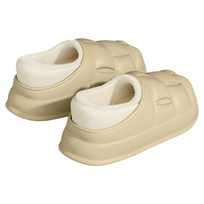 孕妇棉拖鞋女秋冬季包跟软底新款