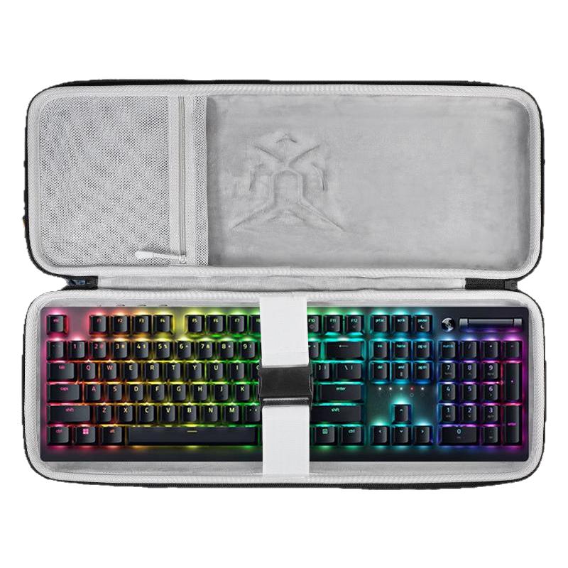 虎炳适用雷蛇Razer键盘收纳包抗压噬魂金蝎V2键盘包噬魂金蝎V2无线竞技版DeathStalker V2pro鼠标一体收纳盒