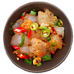 【3袋】郦莹煎粉东北炒粉大连焖子吉林特色小吃带料真空速食包邮