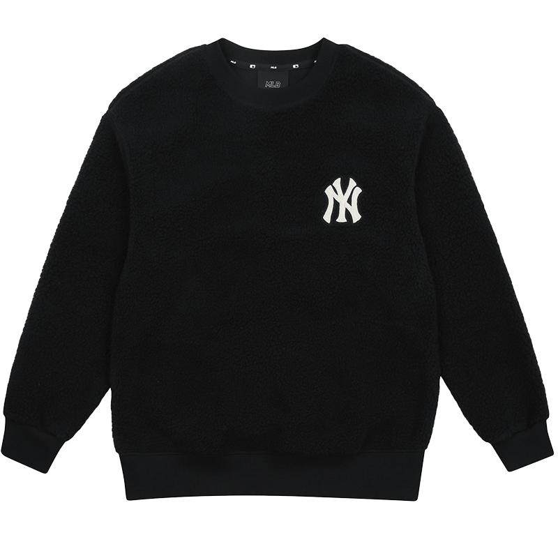 官方保暖卫衣MLB休闲宽松