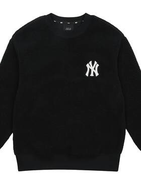 官方保暖卫衣MLB休闲宽松