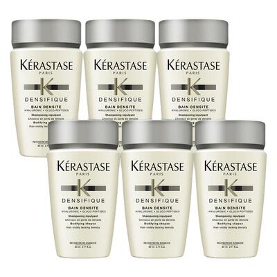 【自营】卡诗洗发水白金赋活80ml丰盈蓬松改善细软*6