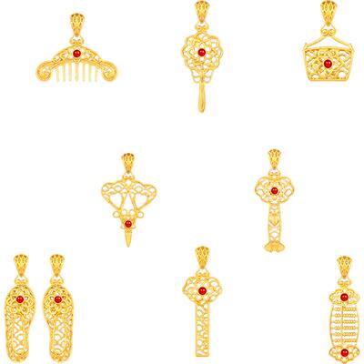 赛菲尔婚书珐琅九宝送礼嫁妆首饰