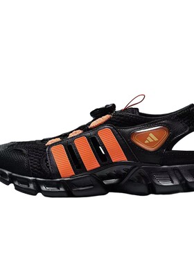 adidas阿迪达斯儿童包头软底网面沙滩鞋2026夏男小童凉鞋 KK4563