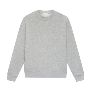 nice rice好饭 r.系列350G全棉磨毛休闲宽松圆领套头卫衣NGC04075