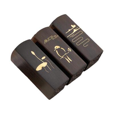 木质书画姓名印章印迹清晰