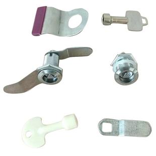 户外垃圾桶锁锌合金三角锁塑料钥匙不锈钢环卫垃圾果皮箱通用配件