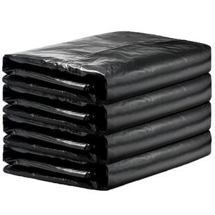 大垃圾袋黑色加厚特大号80酒店物业环卫大桶100商用厨房平口袋120