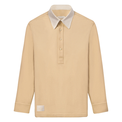 CULTUM长袖休闲匹马棉POLO衫