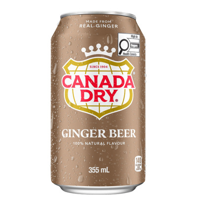 加拿大进口Canadadry GingerBEER无醇姜汁汽水啤酒苏打水碳酸饮料