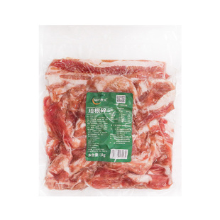 绿叶秋实培根碎生制烟熏培根肉片商用边角料披萨手抓饼汉堡早餐用