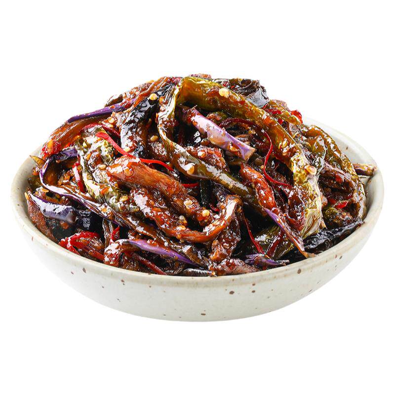 崔奶奶酱茄子干辣椒咸菜延边朝鲜族酱菜辣椒咸菜东北酱茄子下饭菜