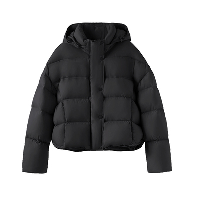 DAGA短款泡芙羽绒服女连帽高充绒