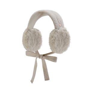 ELLE发带式耳罩女士秋冬季户外保暖护耳防寒可爱耳套耳包毛绒耳捂