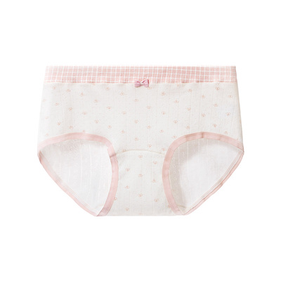 舒氧新疆棉内裤少女碎花10A抑菌