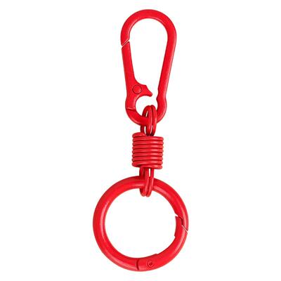 马可龙多彩弹簧钥匙扣个性钥匙圈