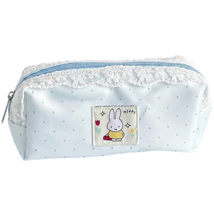 花边波点米菲兔笔袋高颜值ins风文具盒女生2026新款文具袋大容量