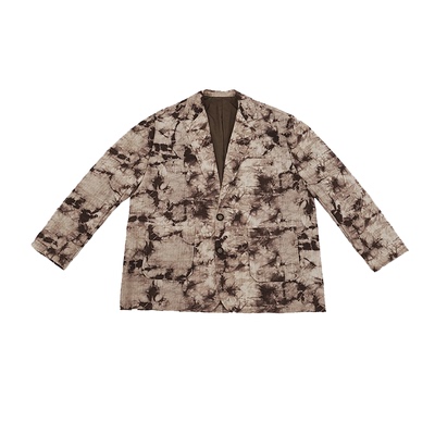 浮游野人复古西装外套宽松中性