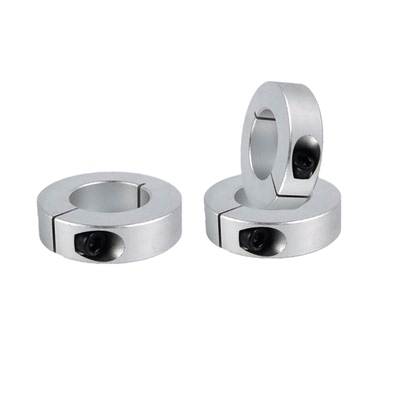 铝合金开口型固定环光轴固定环限位环定位环挡圈止退环轴套SCSAW