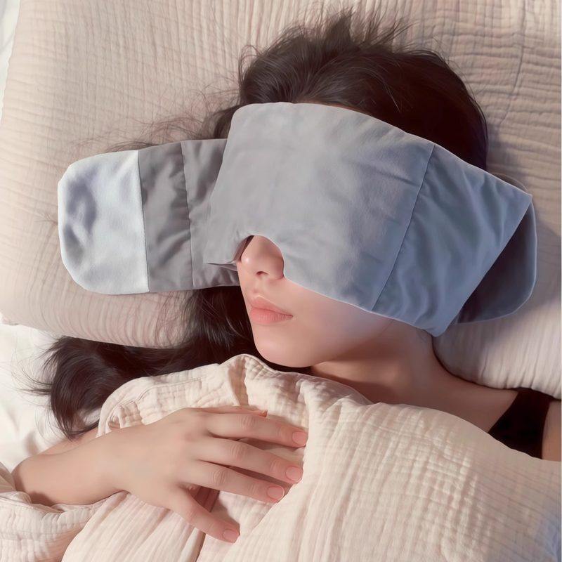 【助眠神器】重力眼罩遮光助深度睡眠头巾缓解眼疲劳助眠睡觉女生