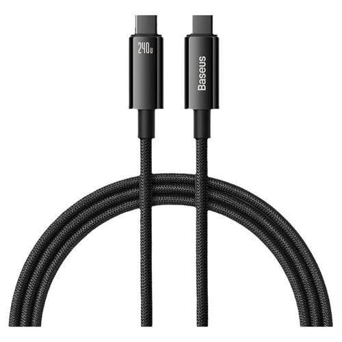 倍思240W数据线type双头18pro充电线公对公pd3.1适用苹果17笔记本macbook16电脑ipadpro平板15快充3米加长线