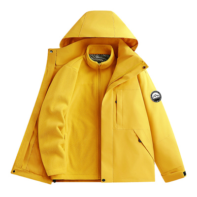 户外三合一冲锋衣防风防水登山服