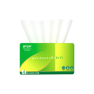 【24大包】420张抽纸纸巾整箱家庭实惠装卫生纸家用餐巾纸面巾纸