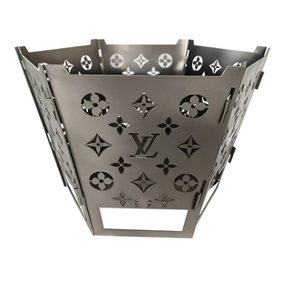 户外焚火台篝火炉卡片式可拆卸便携式柴火炉子野营露营焚火台加厚