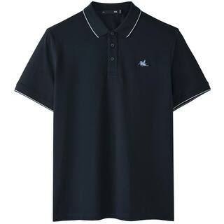 HLA/海澜之家飞马印花短袖POLO衫26春夏新款凉感吸湿排汗上衣男装