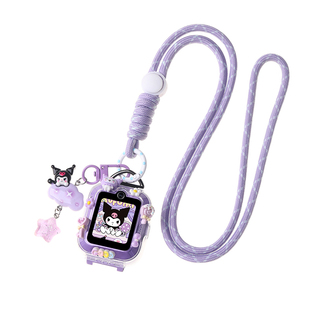 【卡通星云吊坠挂绳】适用华为儿童电话手表5x表带5Pro/5活力版加粗尼龙防丢挂脖绳3Pro/4Pro/4x防摔表壳配件