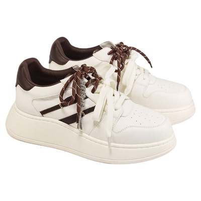 fed增高厚底鞋秋季新款女鞋软底小白鞋休闲板鞋女款S0823-YA578