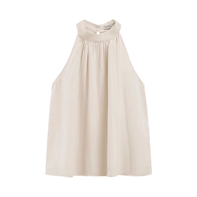 大码挂脖吊带背心雪纺上衣打底衫