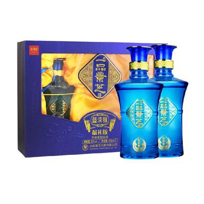 一品景芝蓝淡雅礼盒500ml*2盒