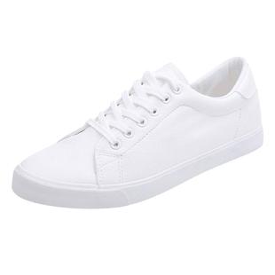 港风男鞋2025新款小白鞋薄款透气潮流百搭男士皮面板鞋纯色潮鞋子