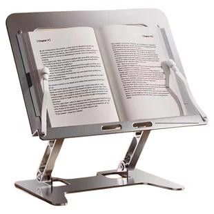 阅读支架书架多功能看书架学生桌面读书木质儿童平板学习架可升降放书夹神器固定书本书立架翻书架子折叠夹书