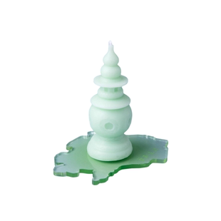 杭州西湖文创三潭印月秋冬香薰蜡烛持久清淡清新立体摆件创意纪念