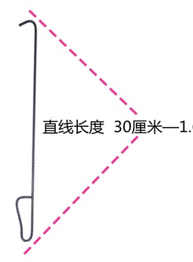 卷闸门钩子卷帘门拉钩商铺门拉杆手拉勾钩子通用款黑色拉门钩轻便